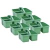 Teacher Created Resources Eucalyptus Green Plastic Storage Caddy, 6PK 20442